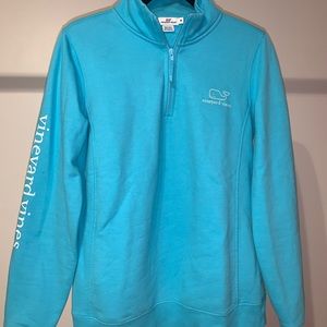 Vineyard Vines Light Blue Quarter Zip